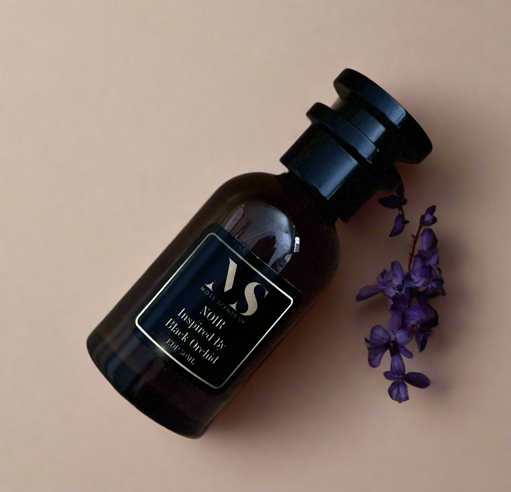 bottle of Black Orchid Inspired Perfume - Noir