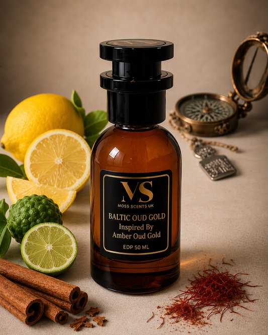 50 ml bottle of inspired by Amber Oud Gold Edition perfume - Baltic Oud Gold