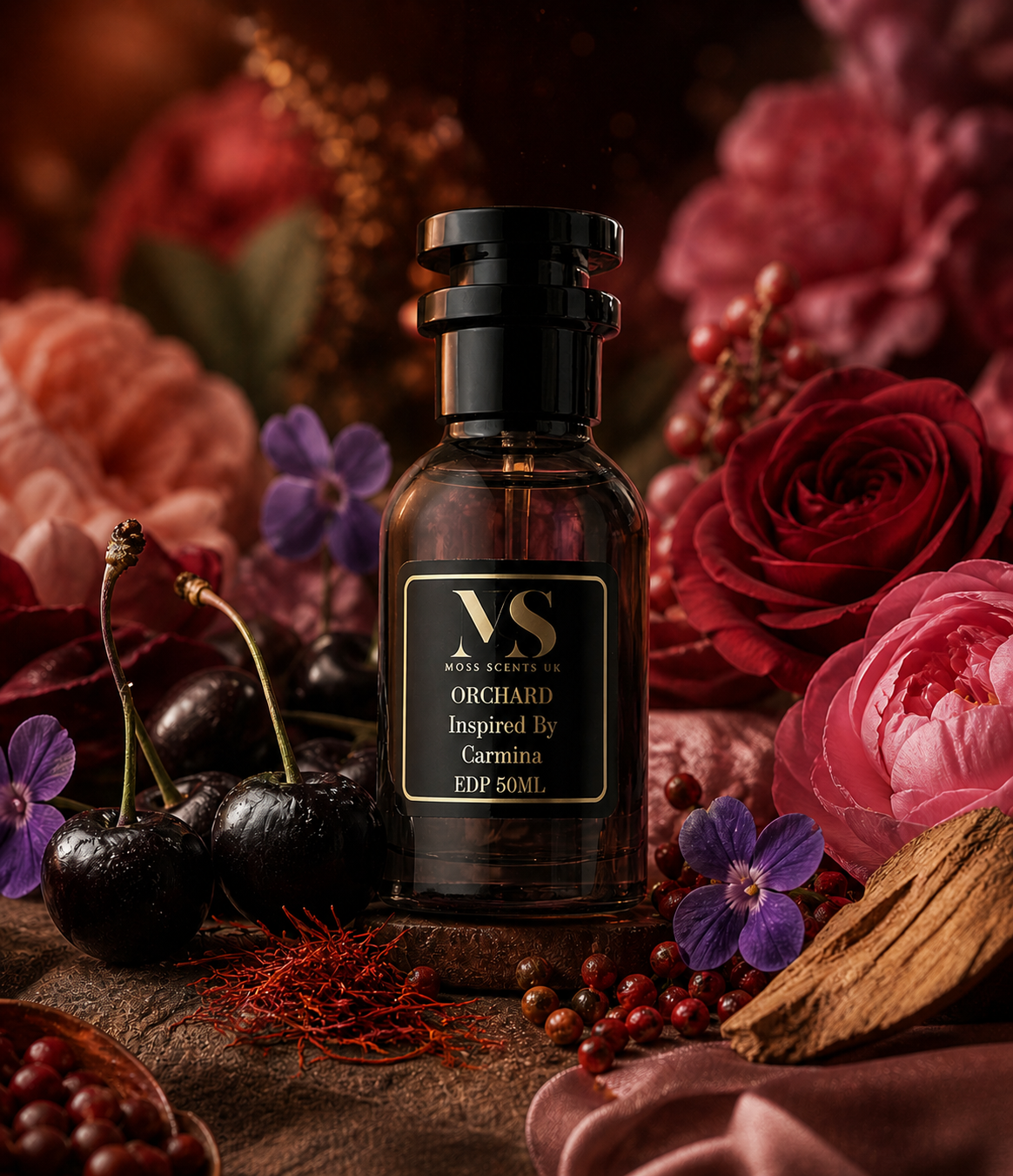 Creed Carmina inspired perfume Orchard 50ml bottle by Moss Scents UK